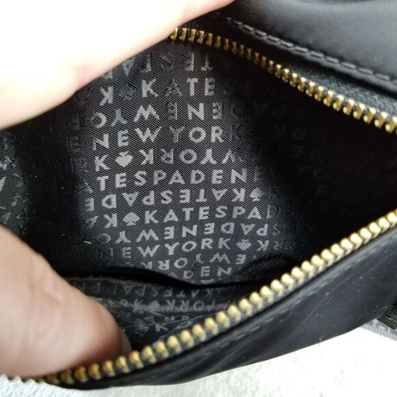 Kate Spade Purse Womens Black Nylon Bradley Wilson Road Backpack 11x9x6 - Picture 9 of 15